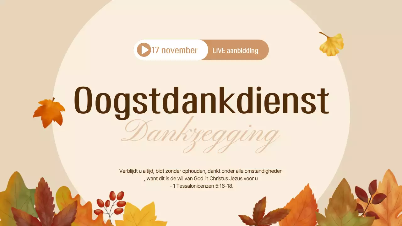 Een schone Thanksgiving in beige MainTitle