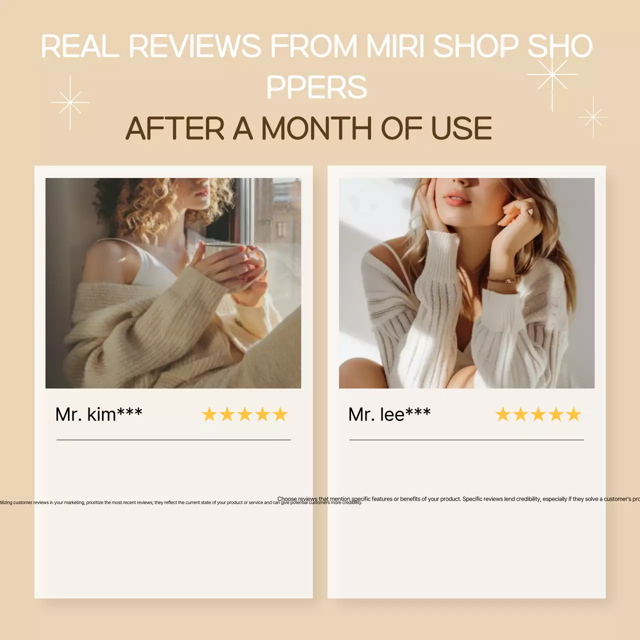 Bege Modern Review Promoção Instagram Carrossel