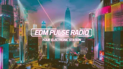 Neon Cyber Radio Promotion YouTube Thumbnail