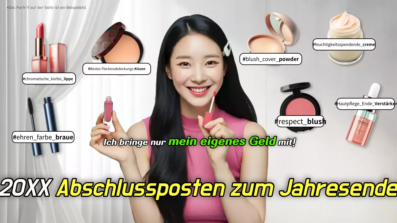 Förderung der schwarzen Pop-Kosmetik