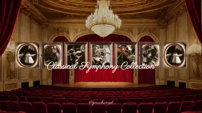 Red Elegant Symphony Exhibition YouTube Thumbnail