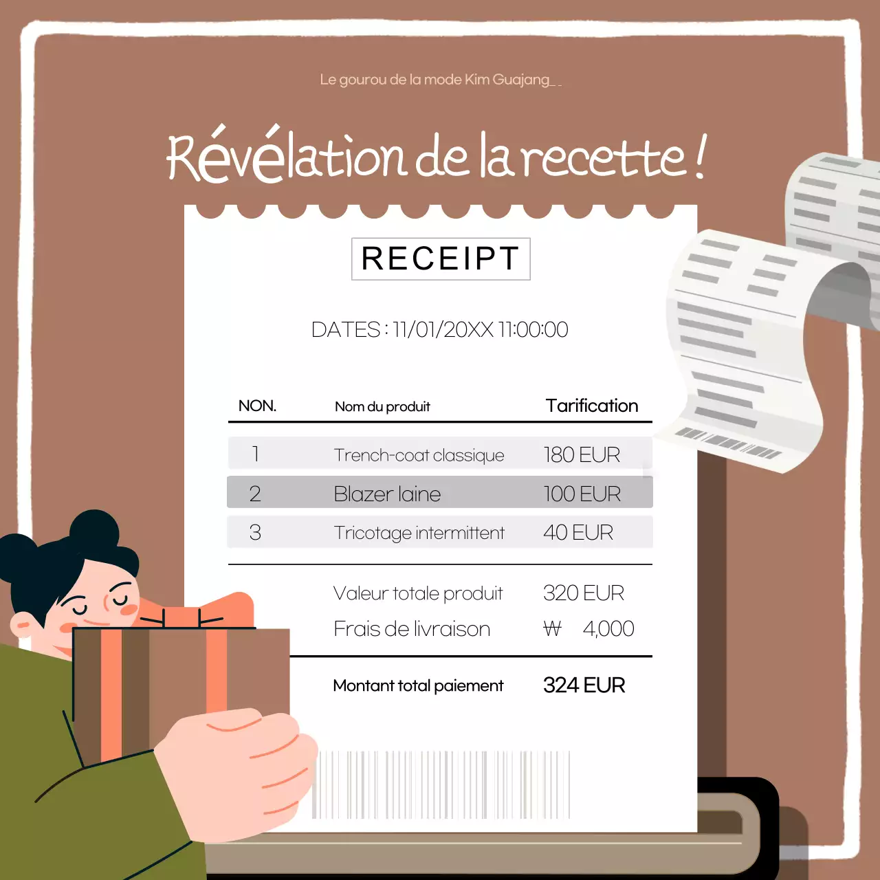 Publicité sur les médias sociaux pour Khaki Pop