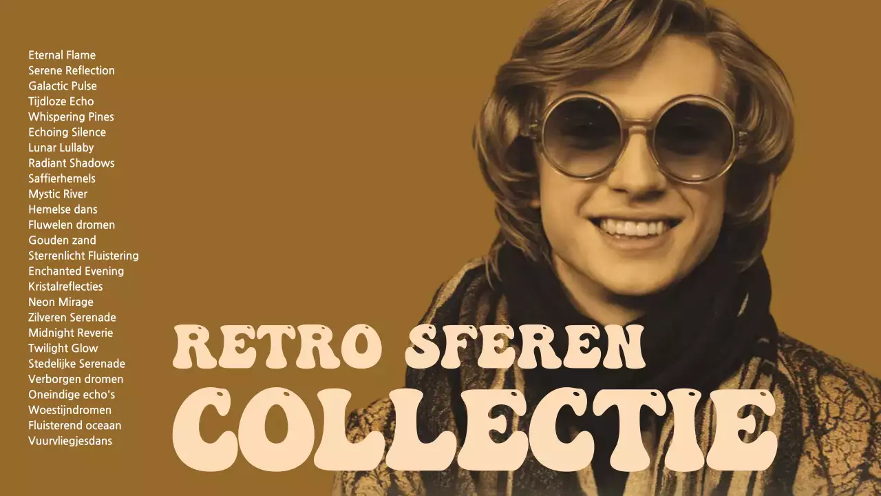 bruine retro muziek afspeellijst