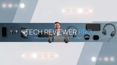 Blue Modern Tech Promotion YouTube Thumbnail