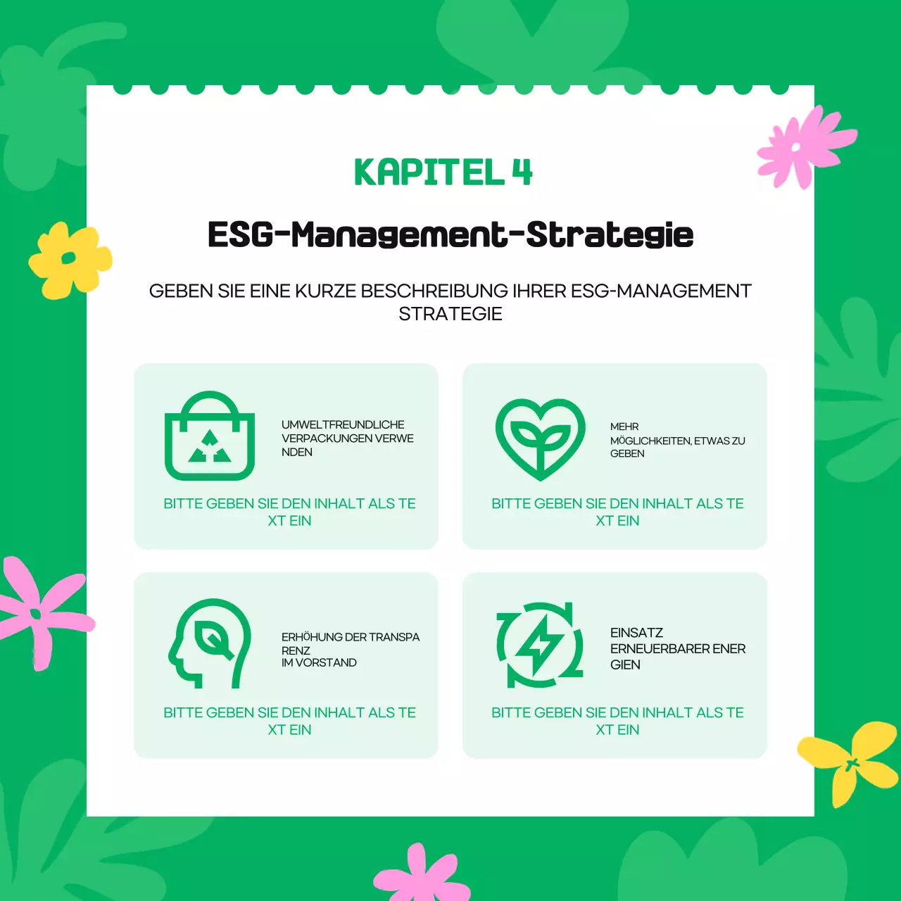 Green Simple Umweltkampagne