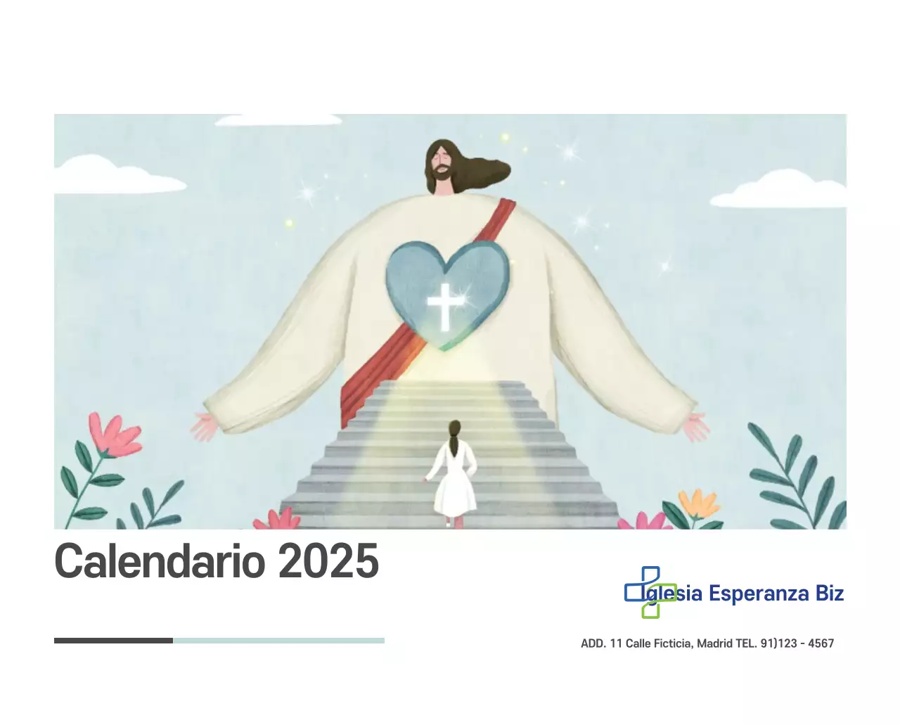 Pastel limpio ilustración iglesia