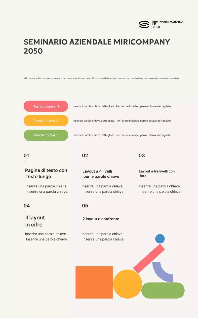 Guida al Seminario Moderno Beige