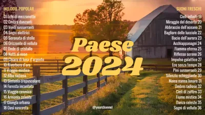 playlist di musica rustica arancione