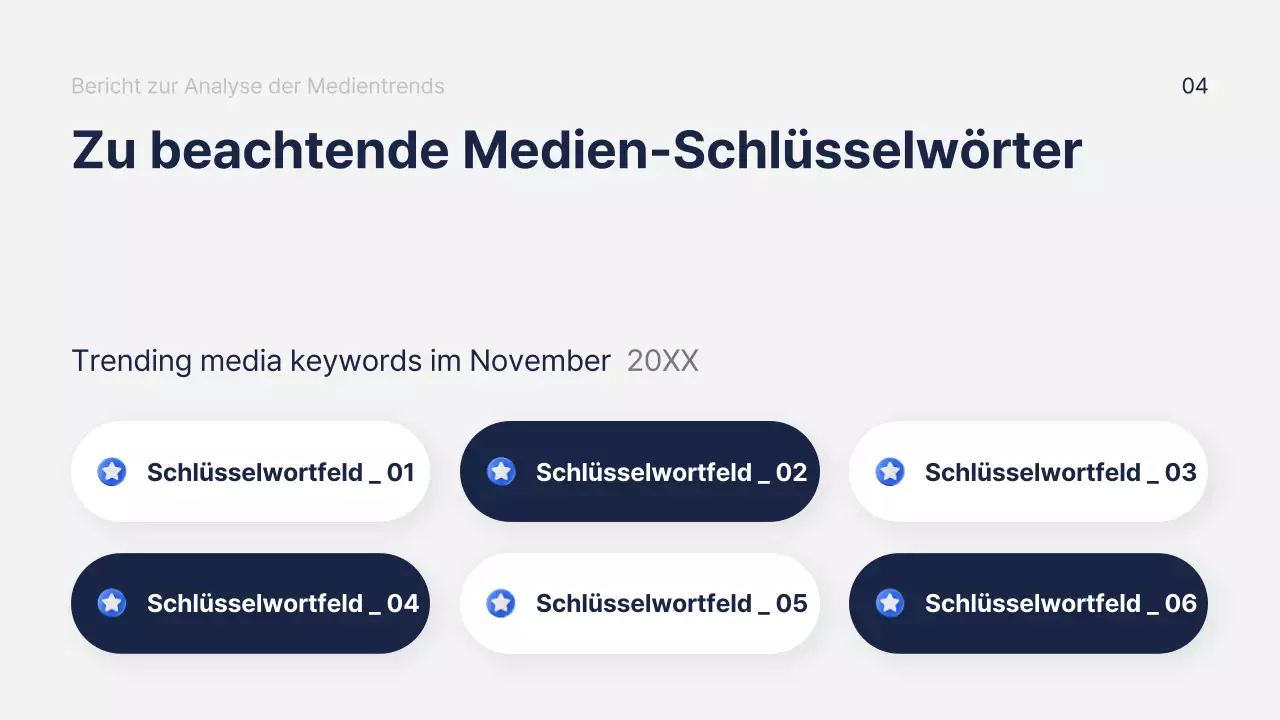Navy Blue Modern Marketing Analytics Bericht
