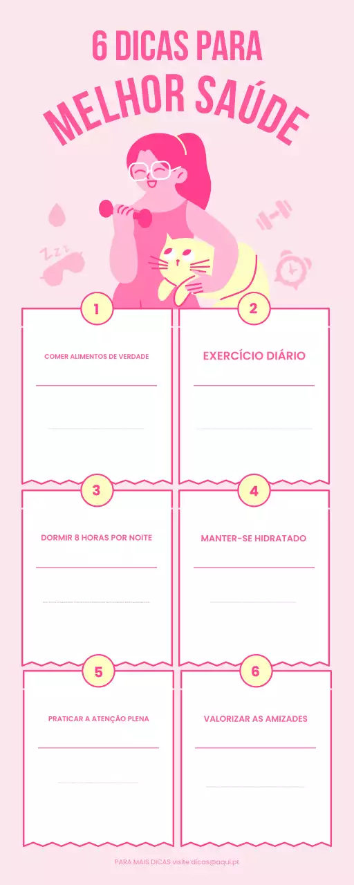 guia de saúde moderna cor-de-rosa