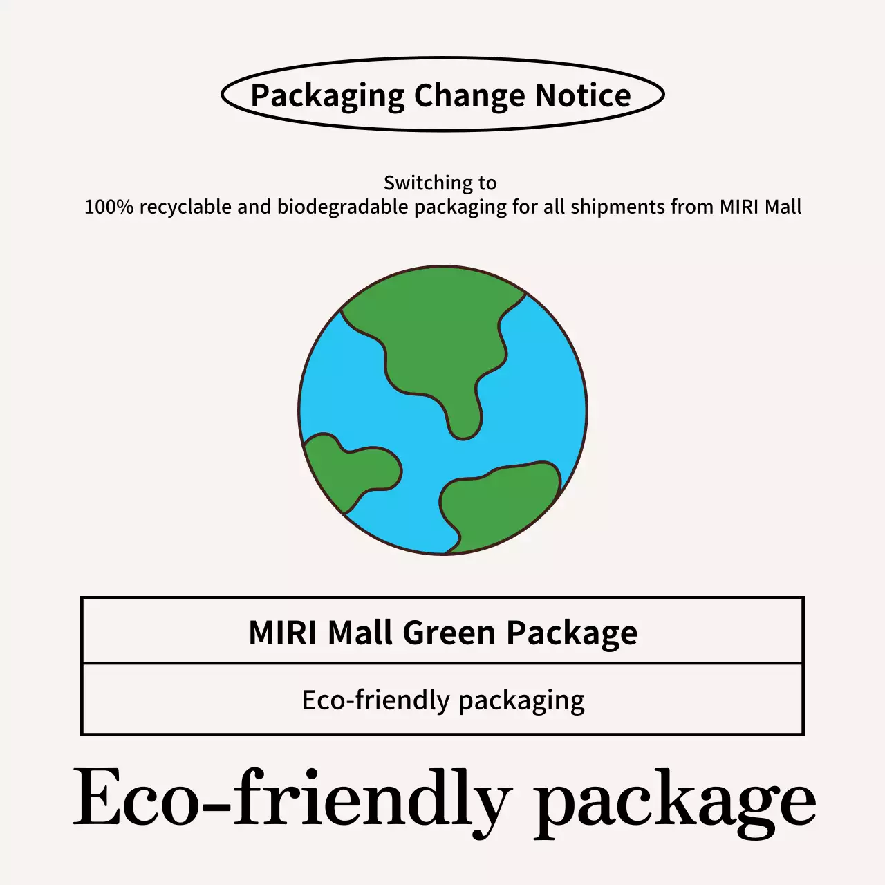 thông báo môi trường tự nhiên xanh