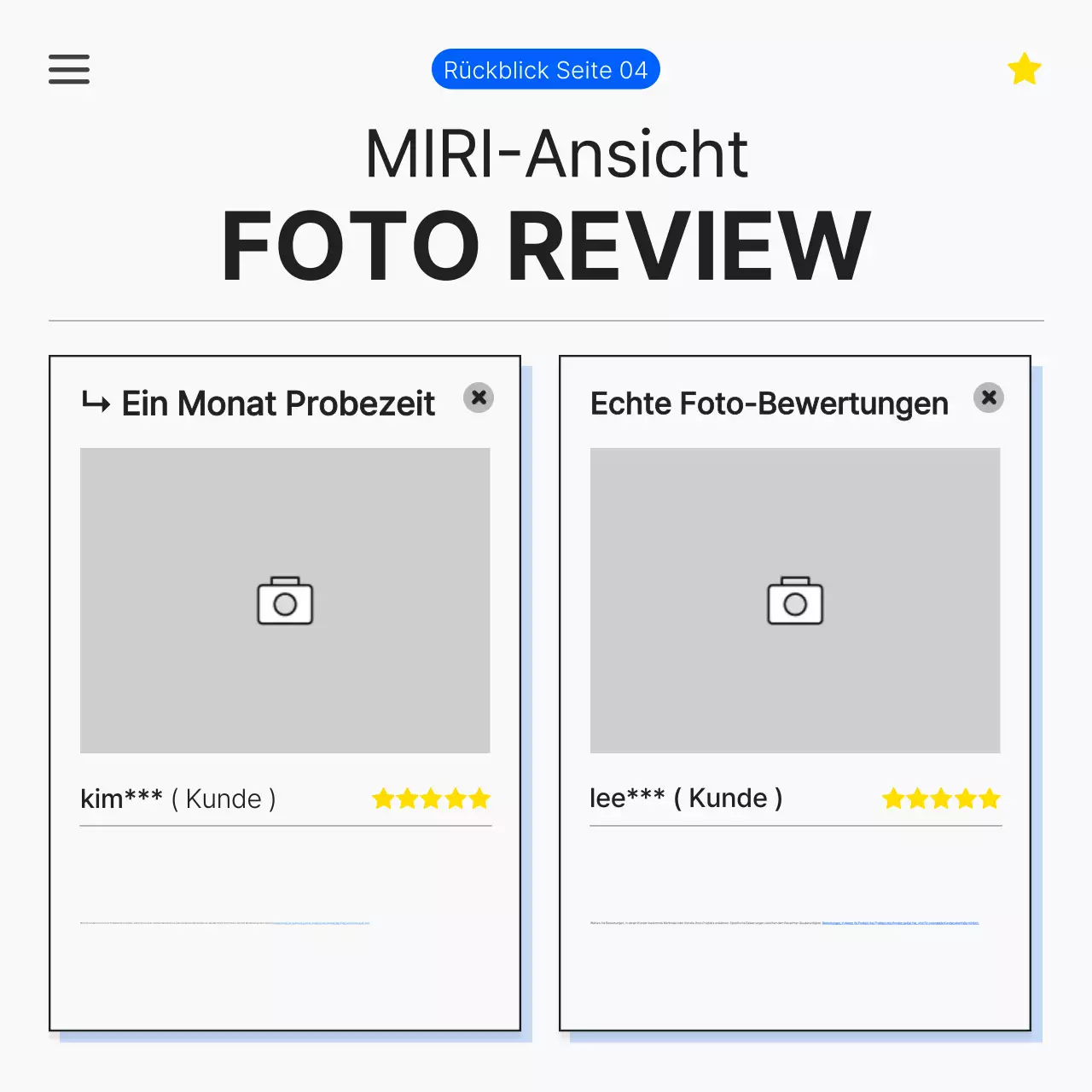 Black Modern Review-Anzeigen