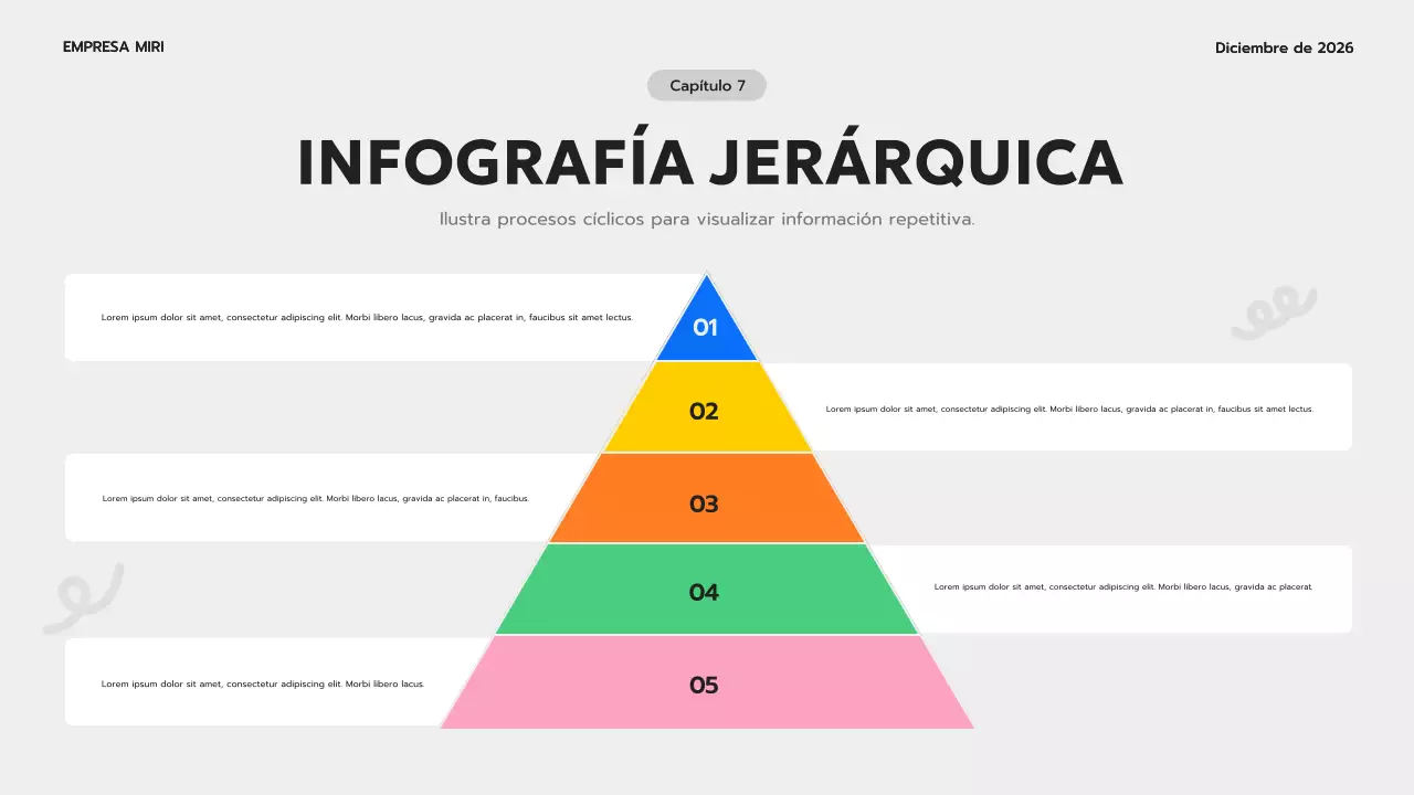 guía de infografía moderna azul