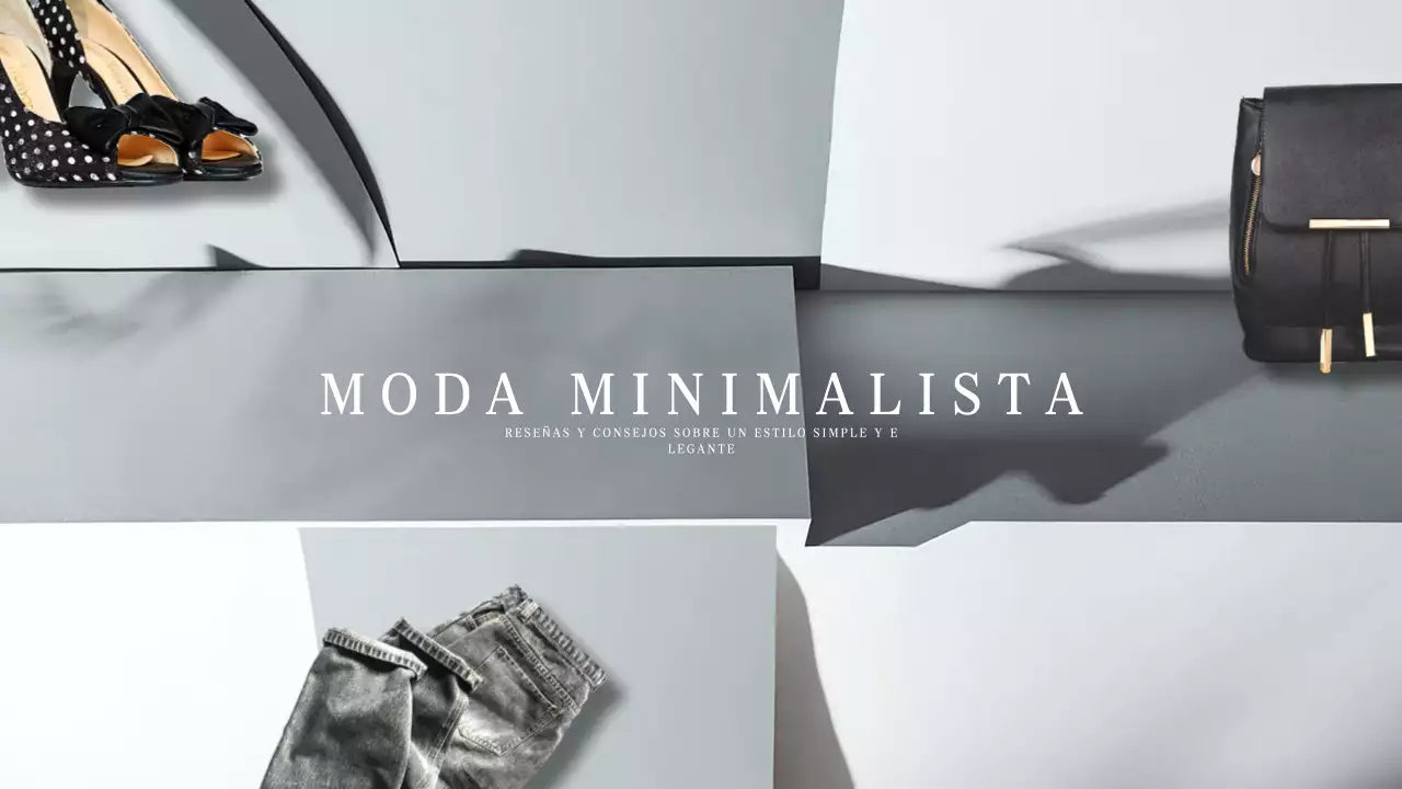 guía de moda minimalista gris