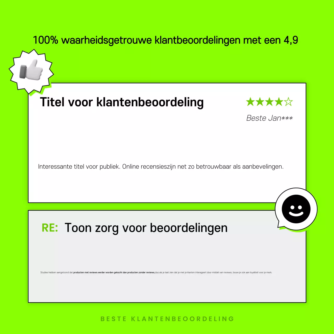 Een knal van fluorescerend en chartreuse klantenbeoordelingen