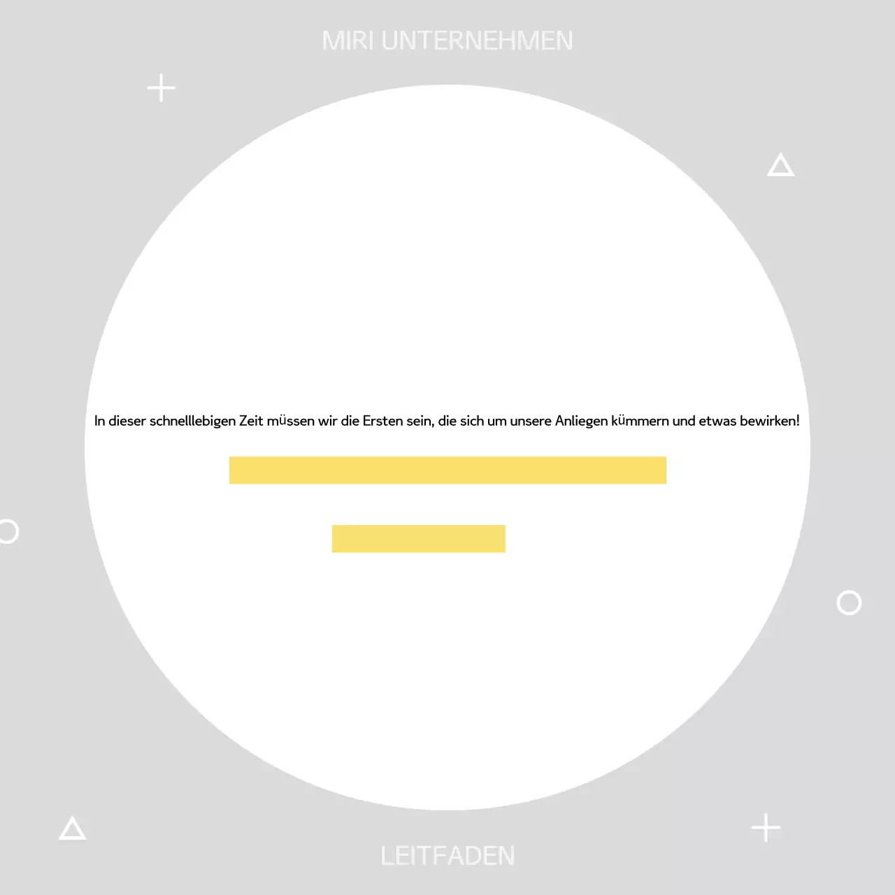 Gelb Einfaches Firmenhandbuch