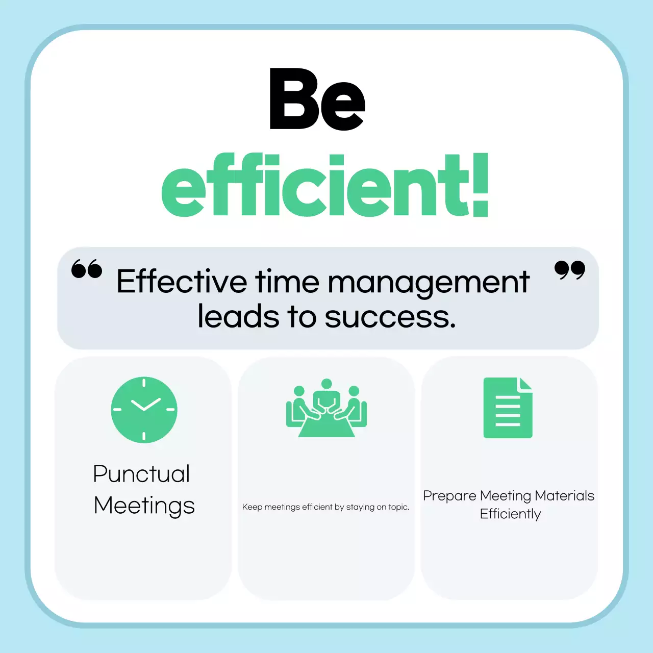 Green Simple Meeting Guide Instagram Carousel