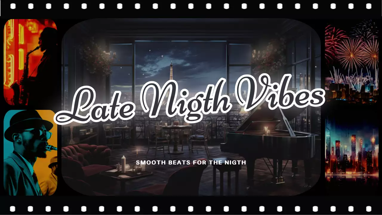 lista de reproducción de música retro negra