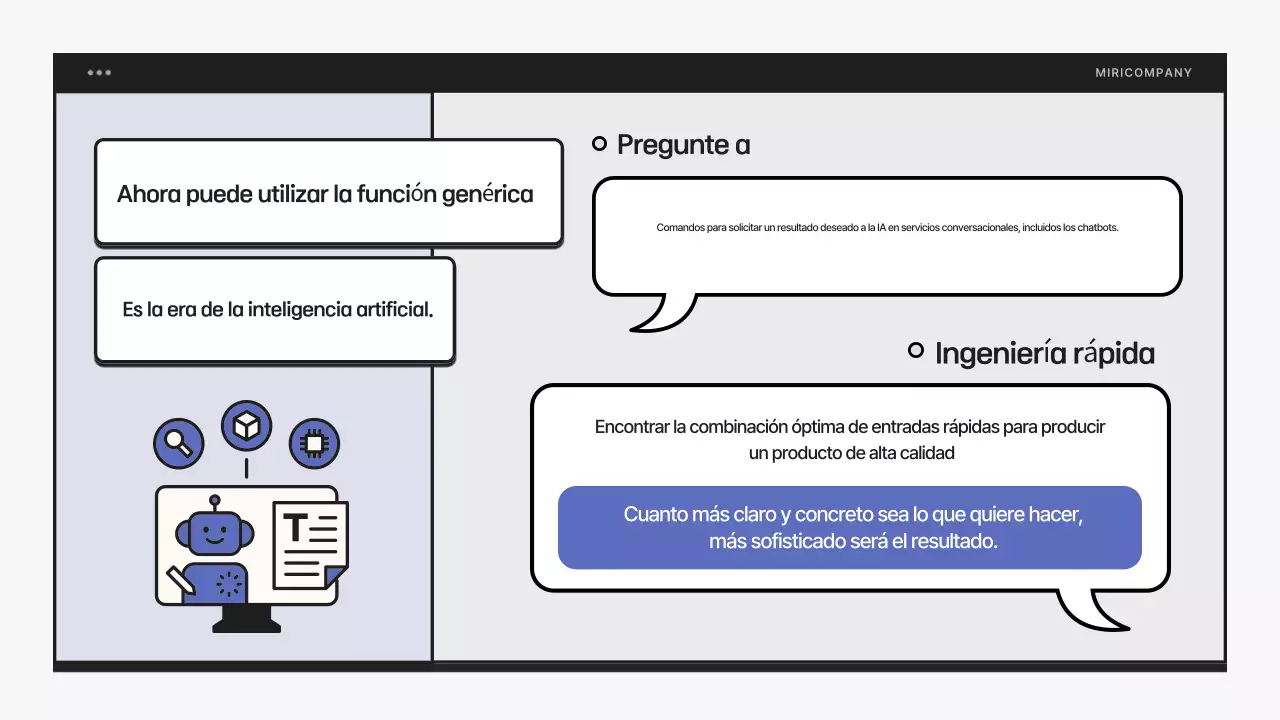 Alfabetización AI sencilla en azul y negro