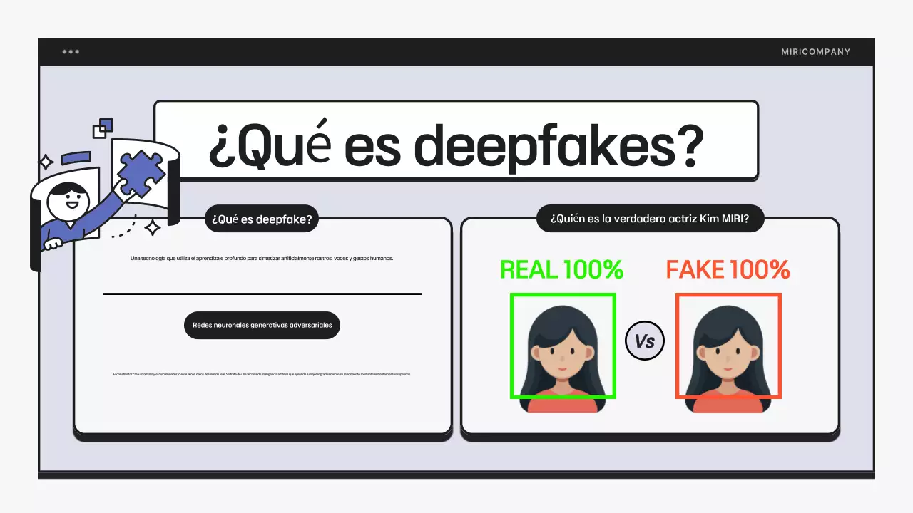 Alfabetización AI sencilla en azul y negro