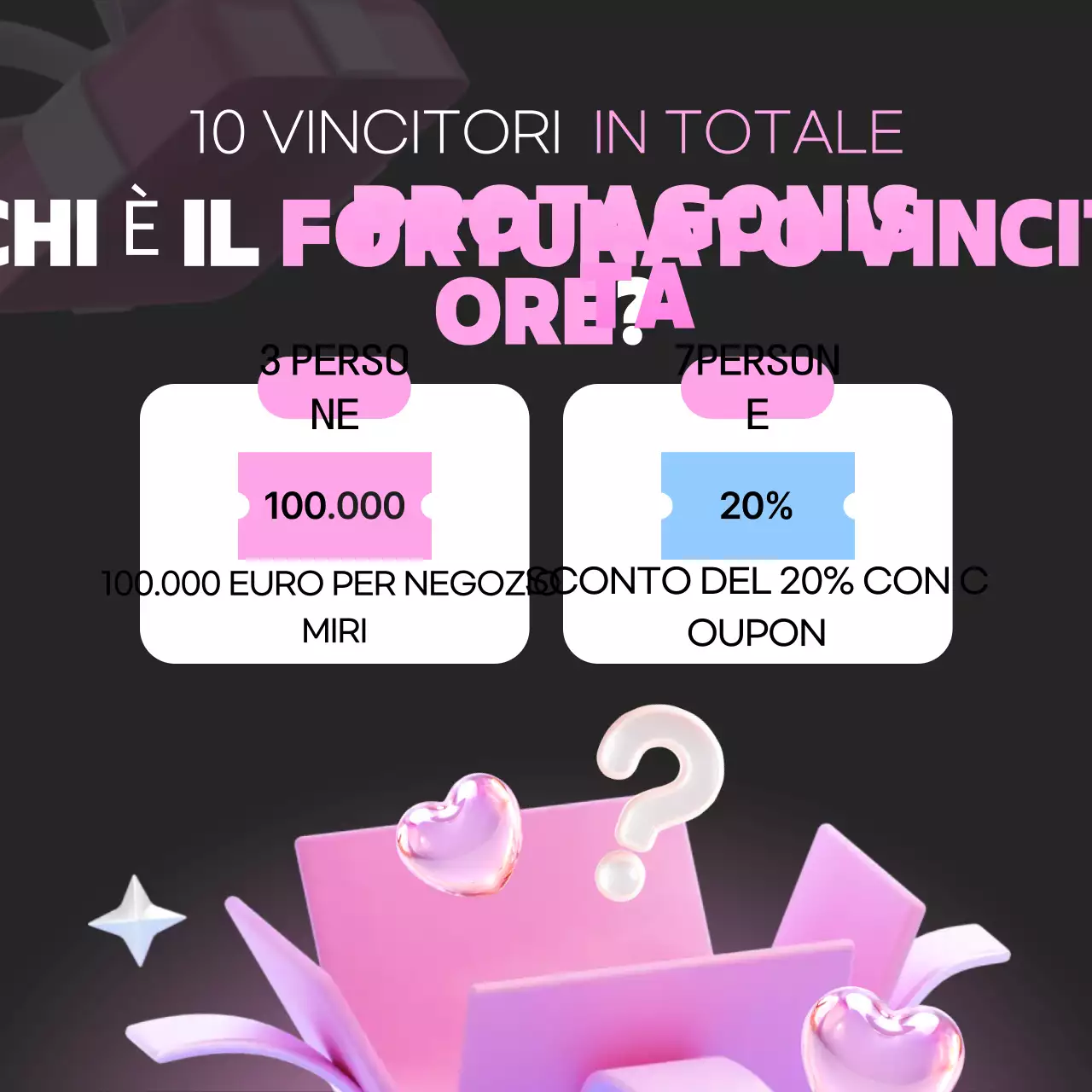 Promuovete il vostro evento black pop