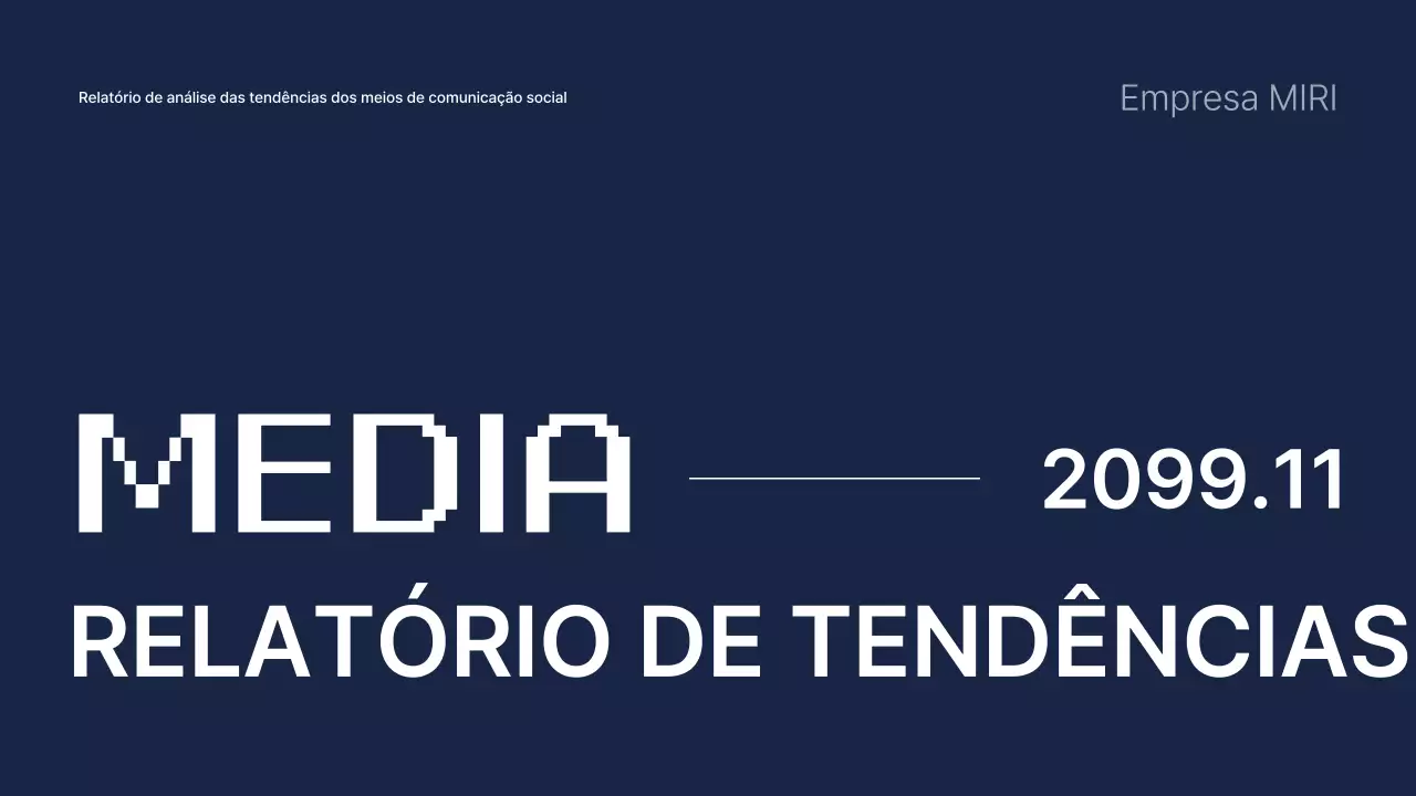 Relatório de análise de marketing moderno azul-marinho