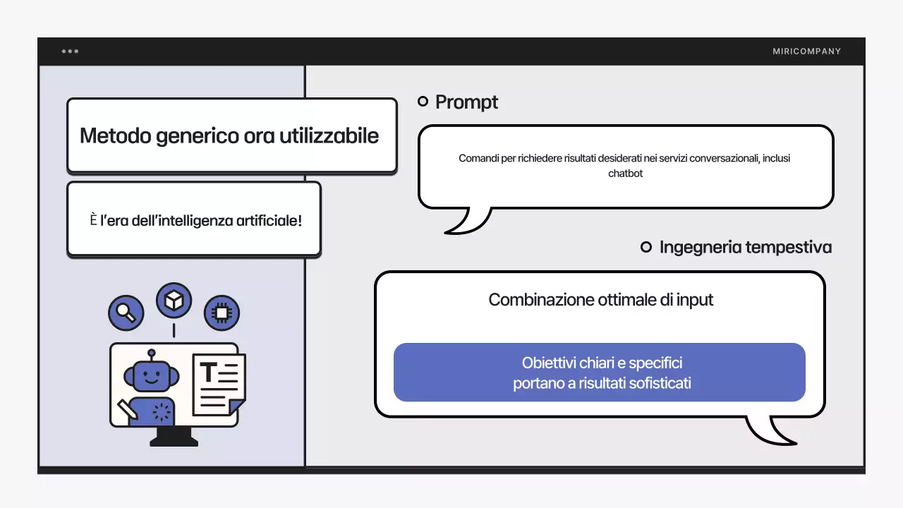 Semplice formazione all'alfabetizzazione AI in blu e nero