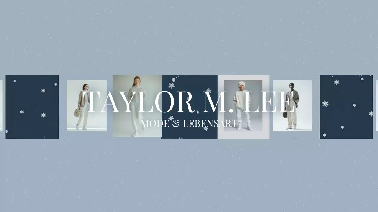 Blue Modern Fashion YouTube Kanal Kunst