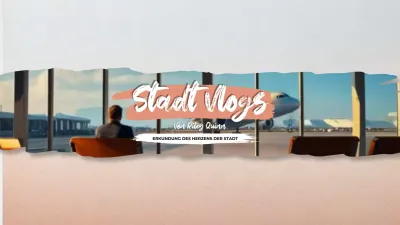 orange moderne reise vlog youtube kanal kunst