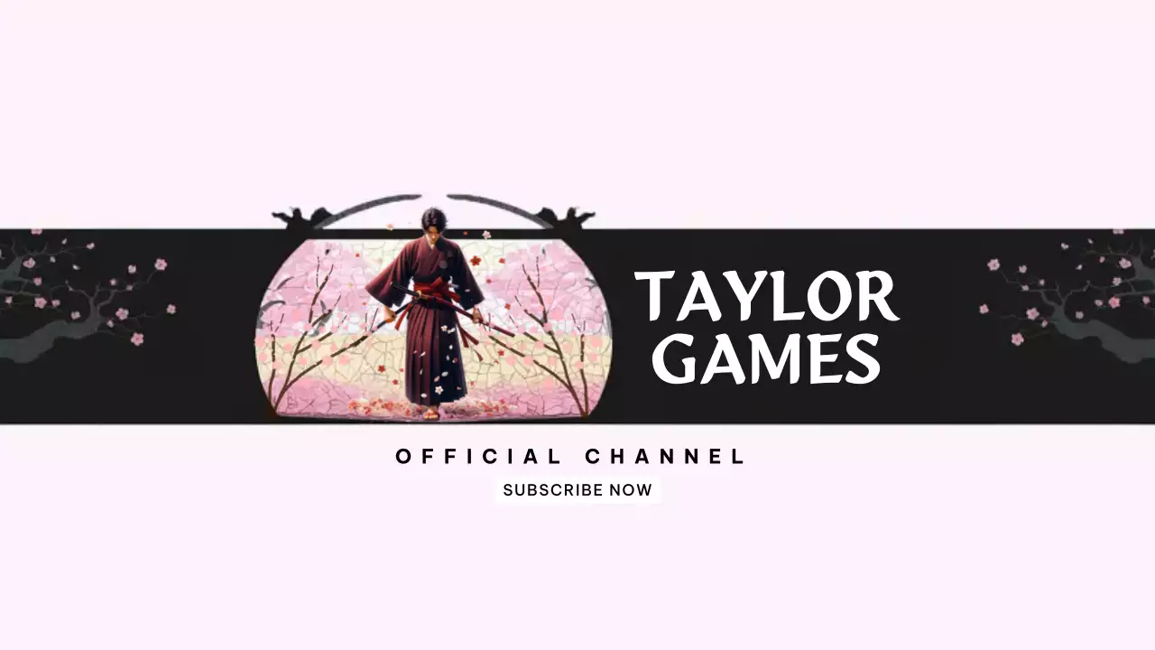 Pink Traditional Gaming Channel Advertisement YouTube Thumbnail