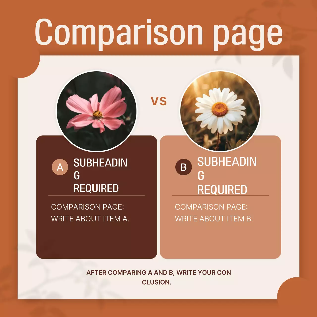 Guia de modelo simples laranja Instagram Carousel