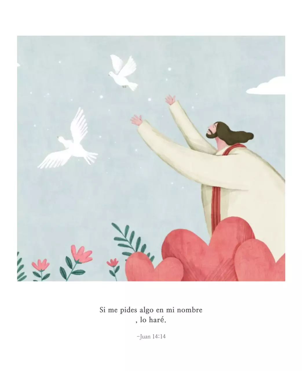 Pastel limpio ilustración iglesia