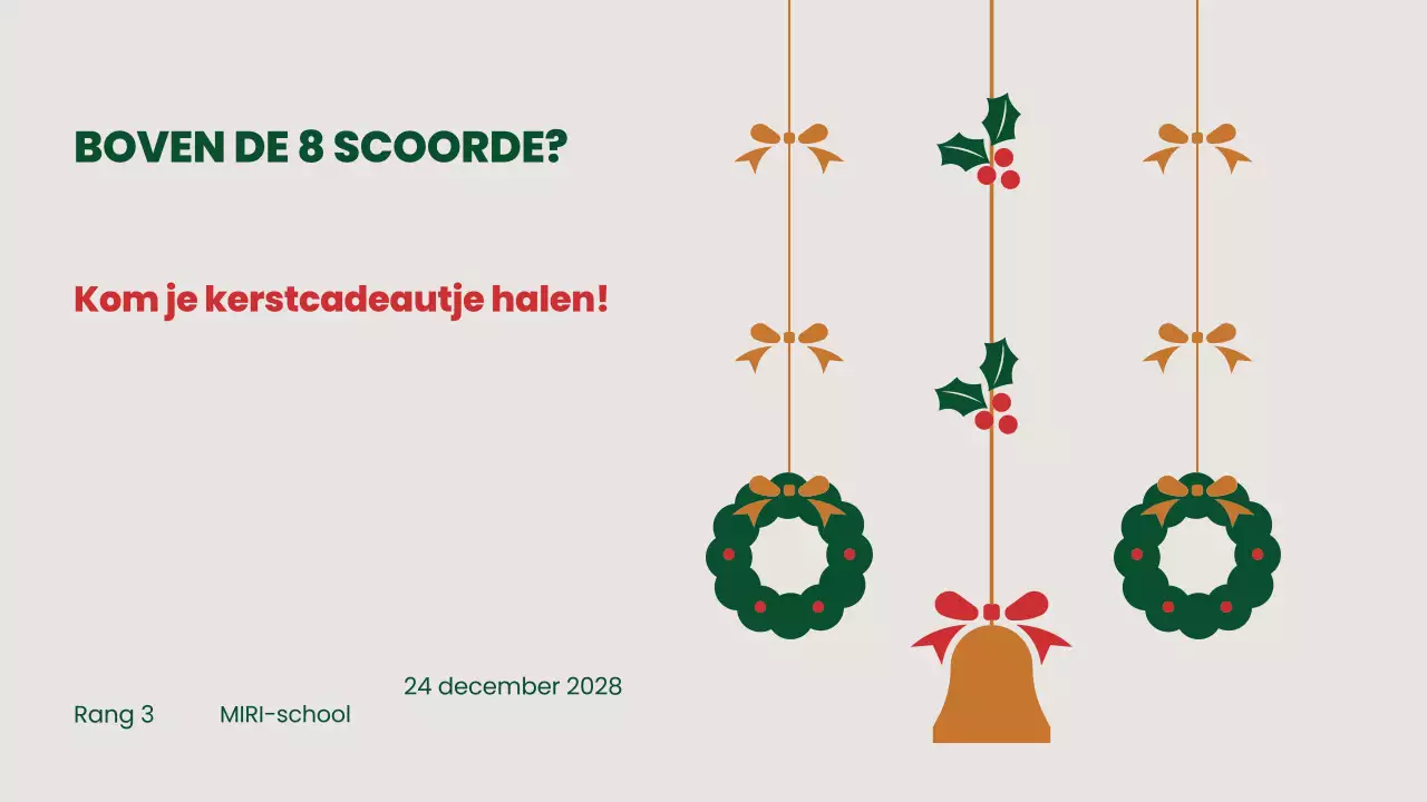 Eenvoudige kerstcadeaus