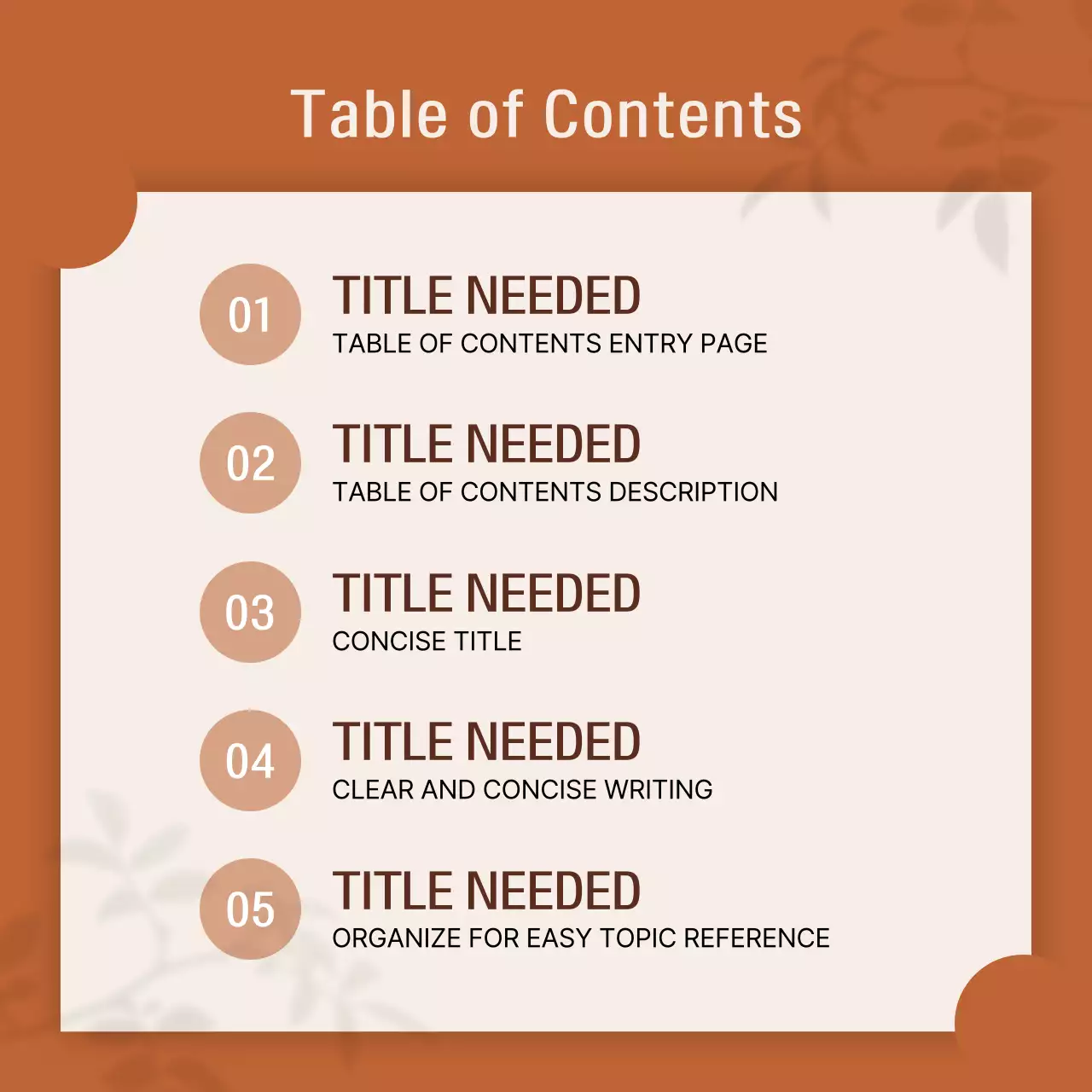 Guia de modelo simples laranja Instagram Carousel