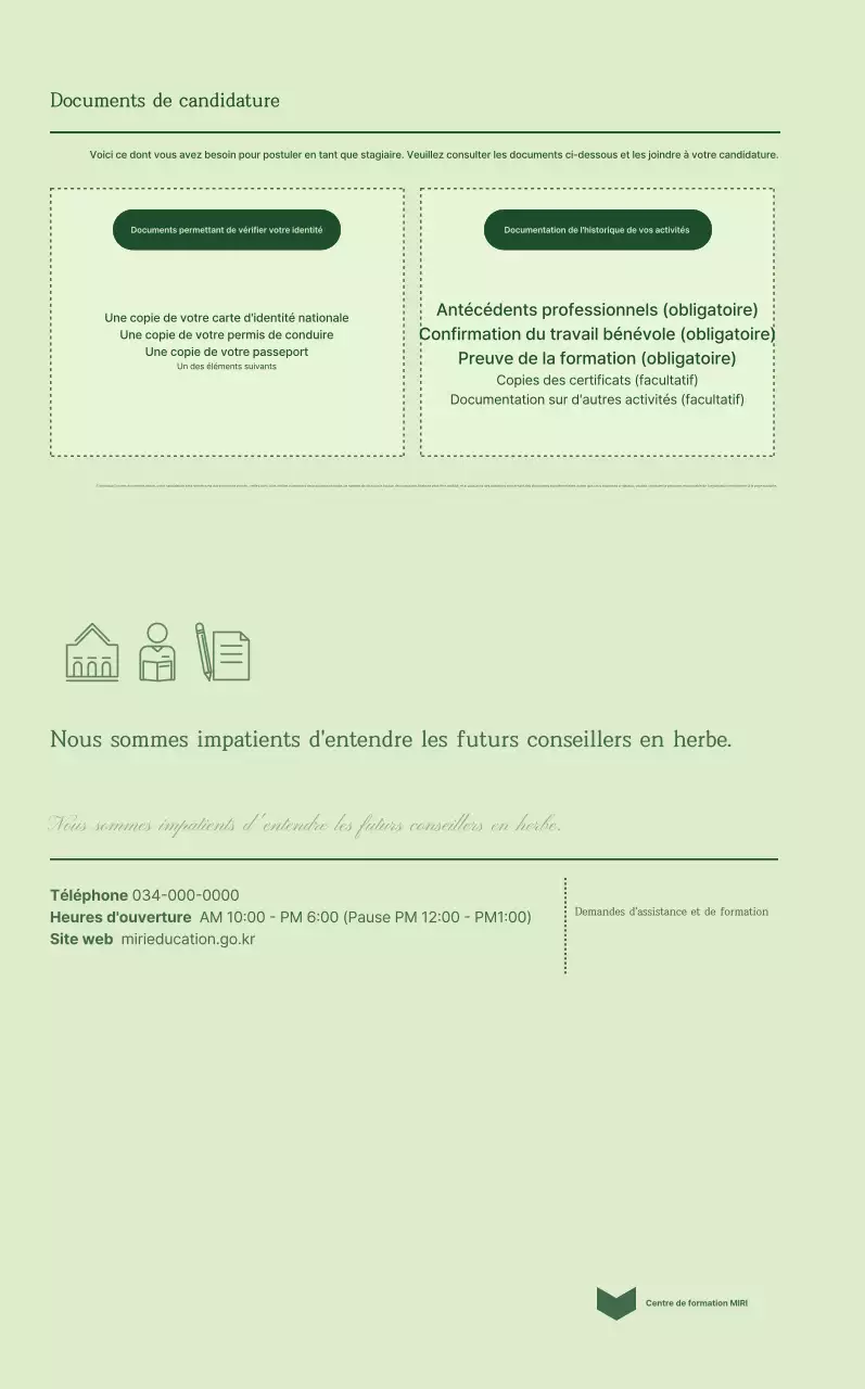 Promouvoir le matériel éducatif Green Simple