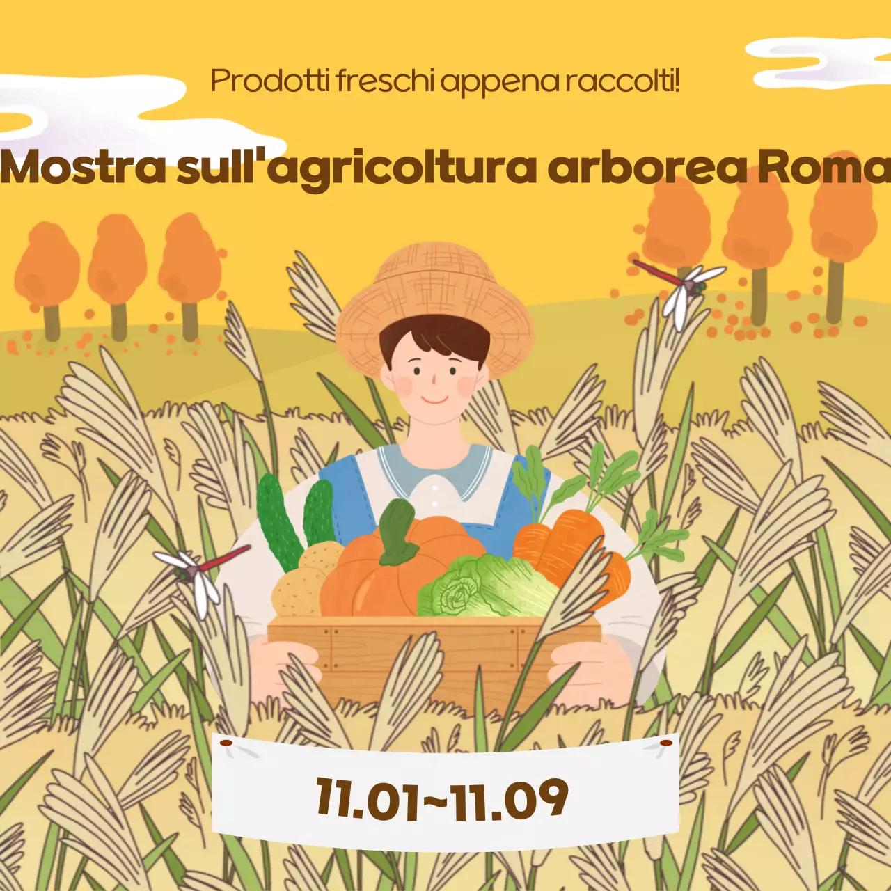 Evento speciale della mostra Yellow Lovely Produce