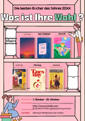 Rosa Kuschelbuch-Event