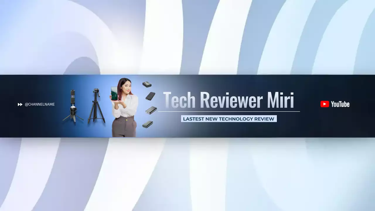 Blue Modern Technology Promotion YouTube Thumbnail