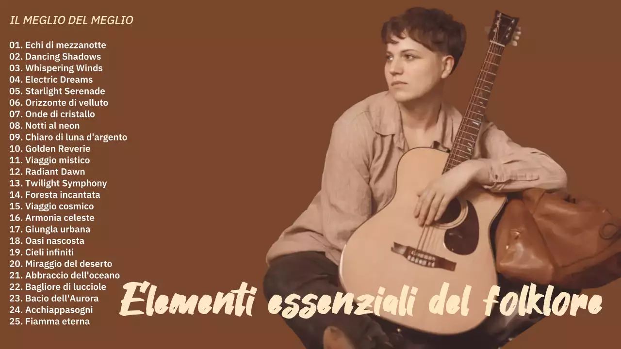 playlist di musica rustica marrone