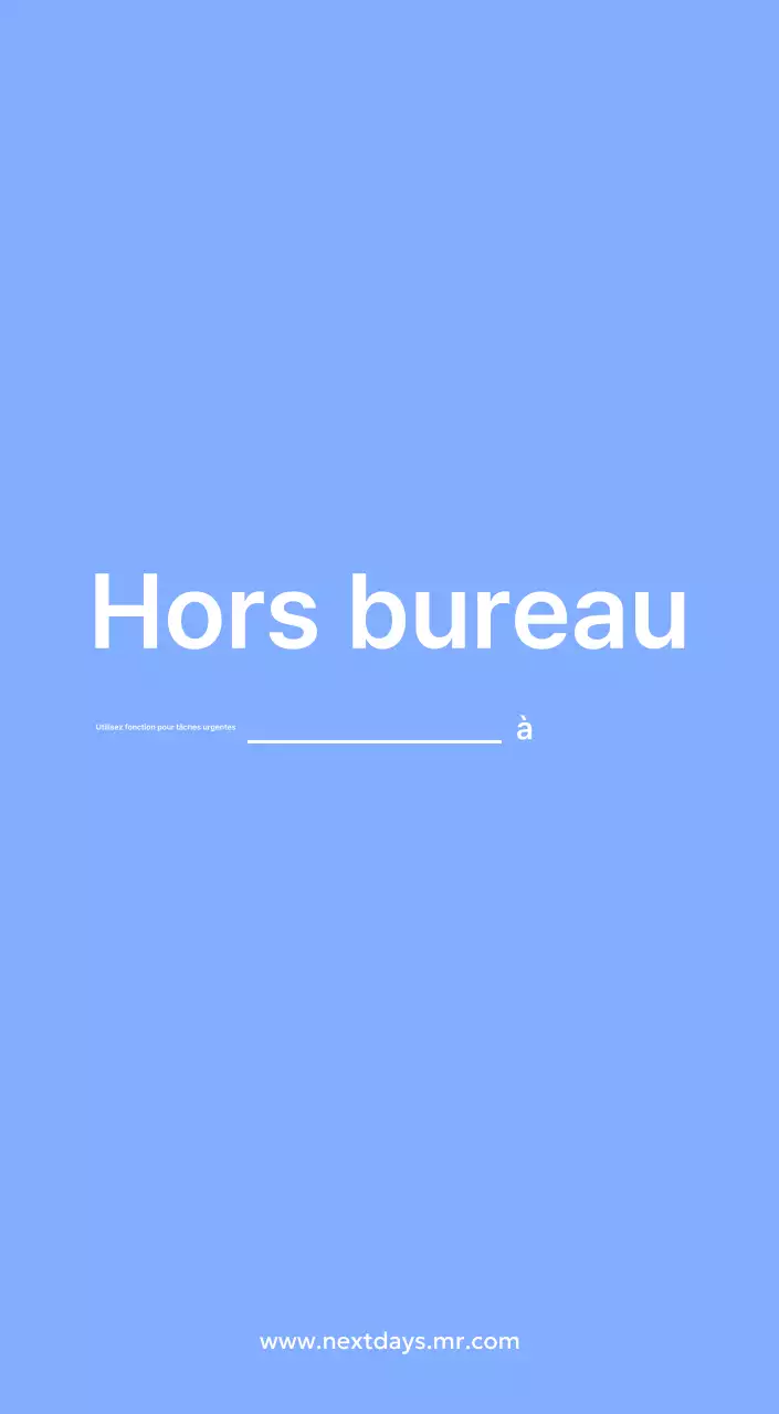 Calendrier photo de suivi des objectifs avec une touche de bleu