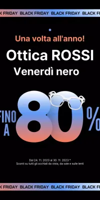 Ottici Nero Moderno Venerdì Nero