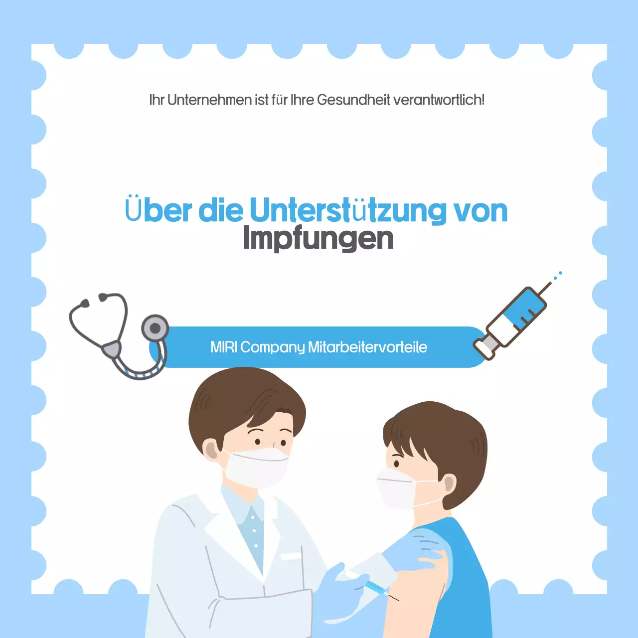 Hellblau Einfacher Gesundheitsführer