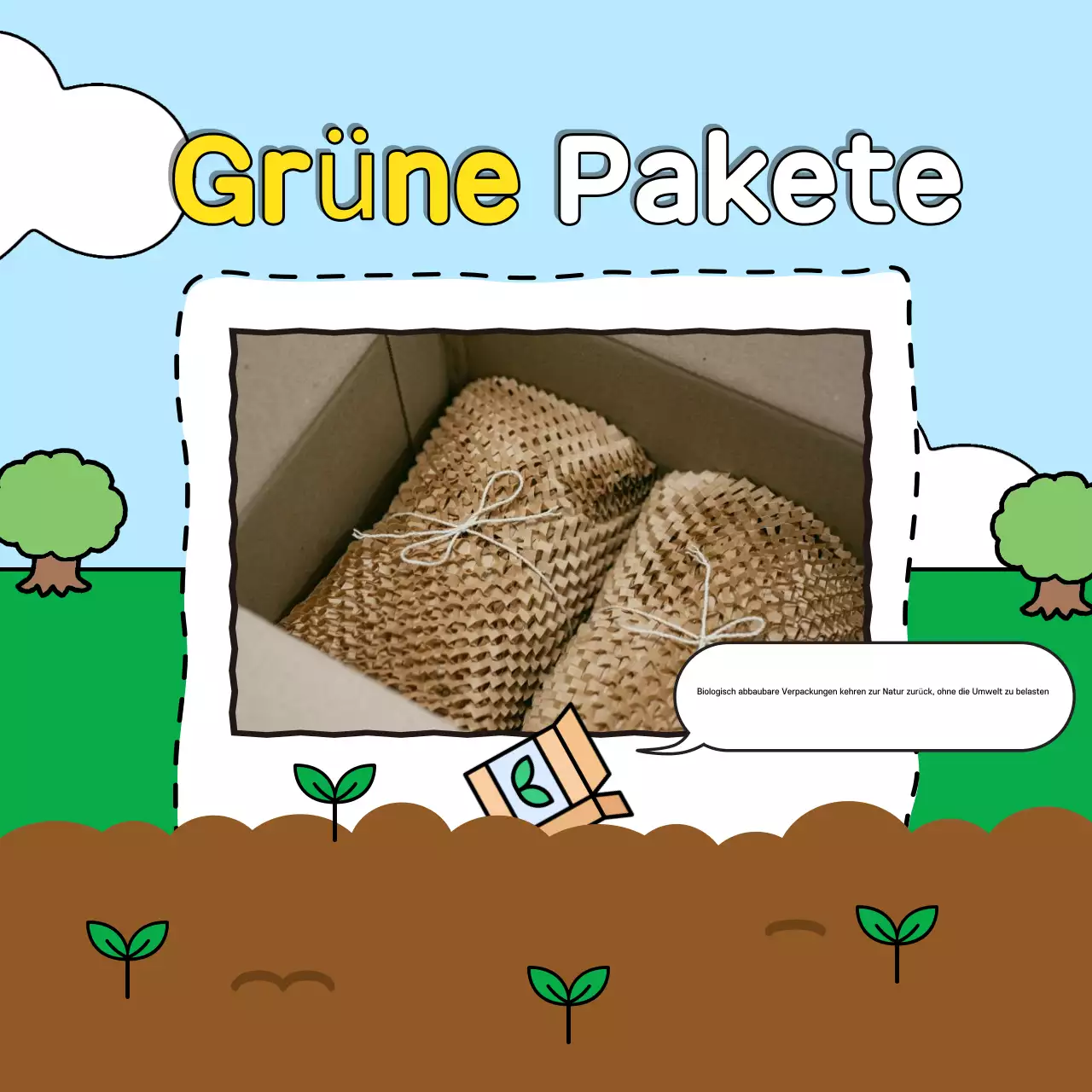 Förderung der grünen und hellblauen grünen Lebensherausforderung