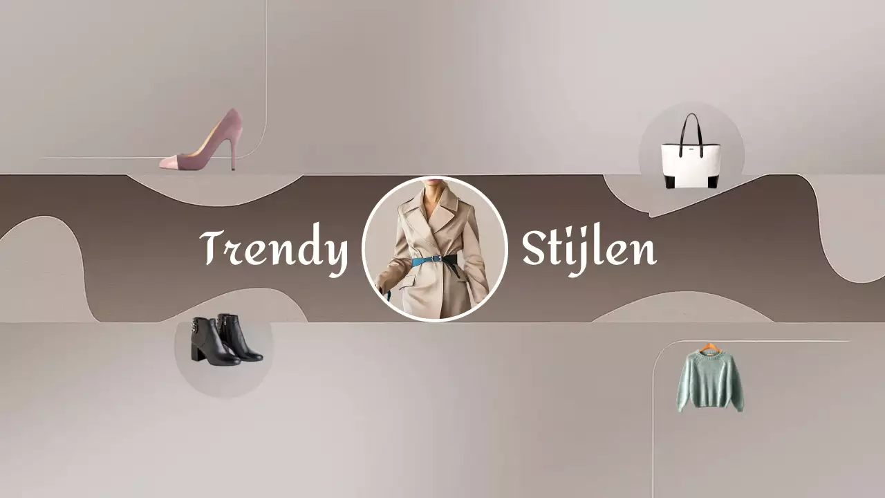 Beige Trendy Mode Advertentie