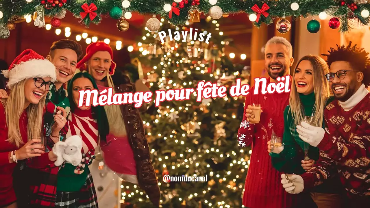 playlist festive rouge pour les fêtes