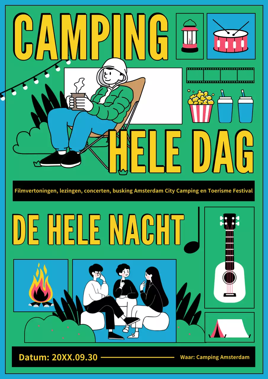 Gids voor het Green Retro Camping Festival