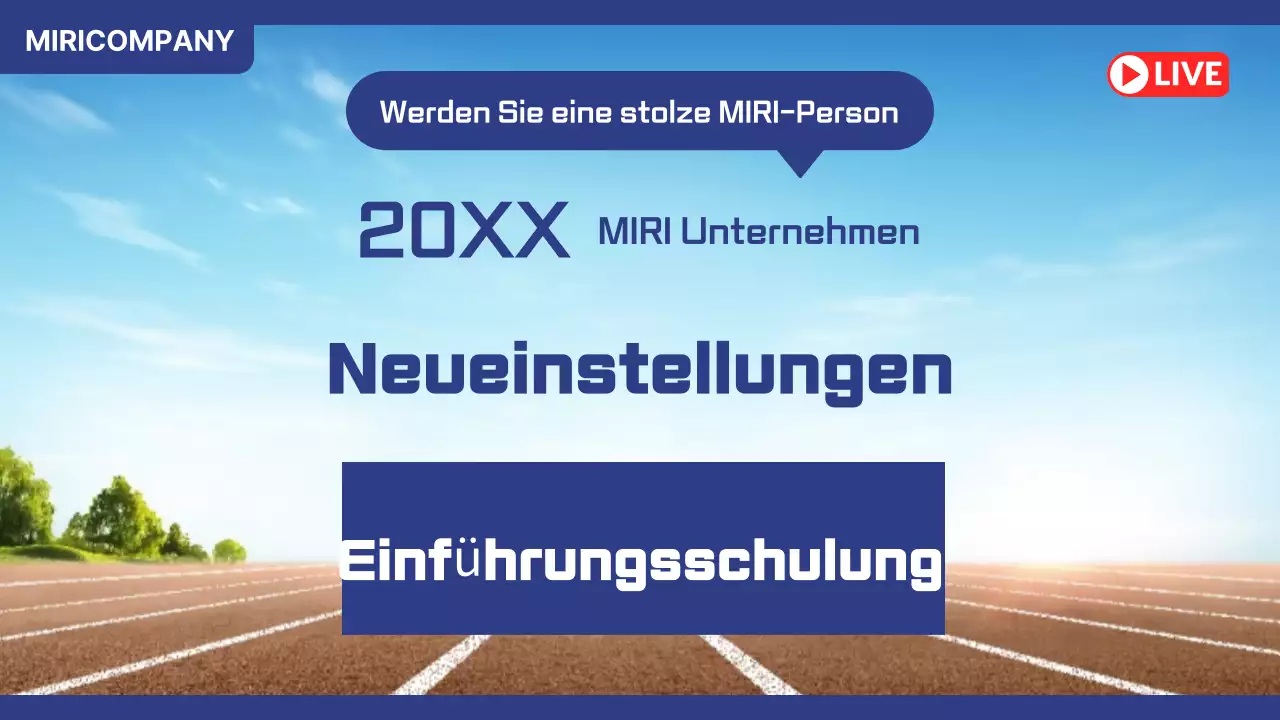 Blue Modern Trainee Recruitment