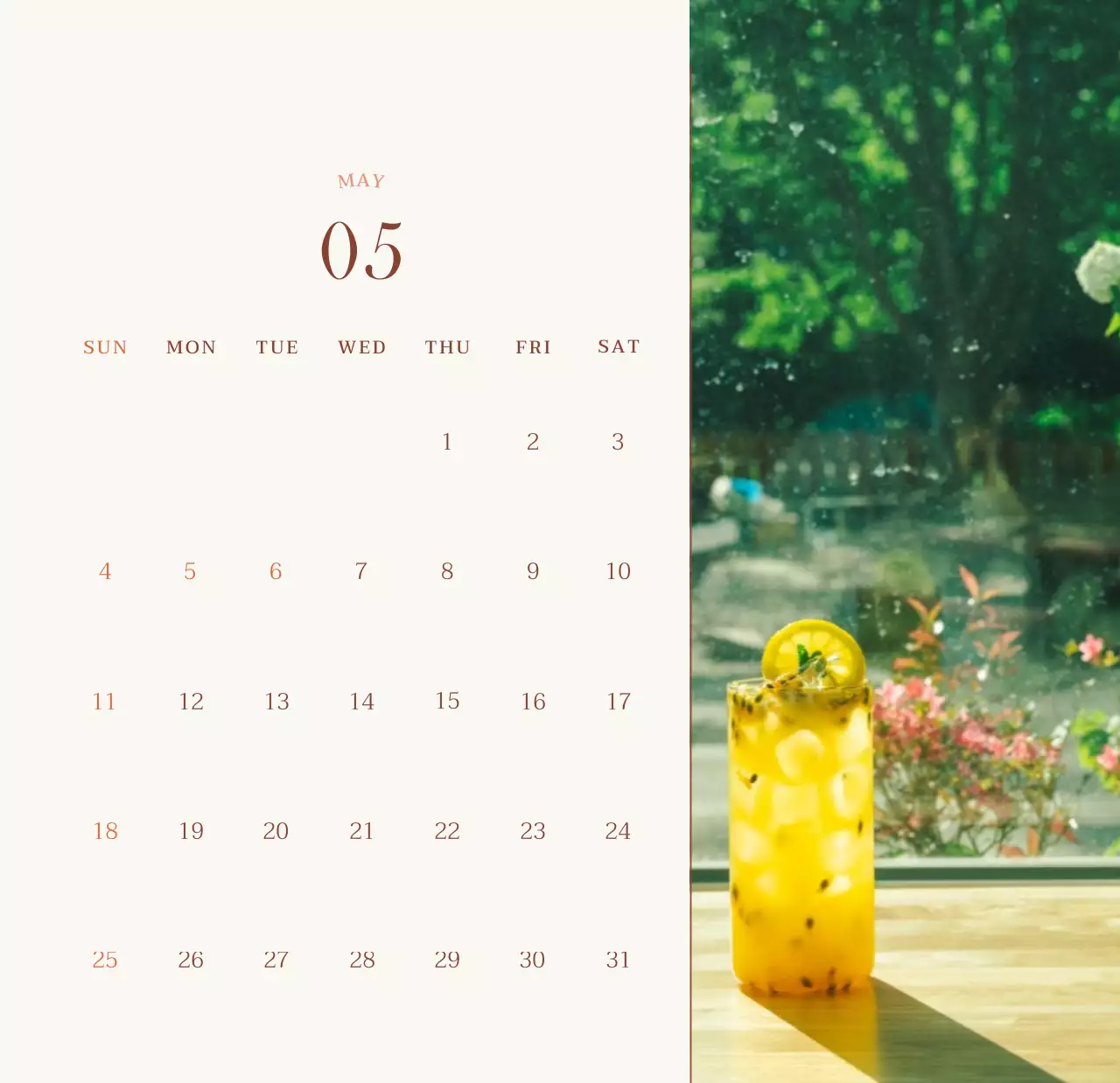 Promosikan Kafe Vintage Beige