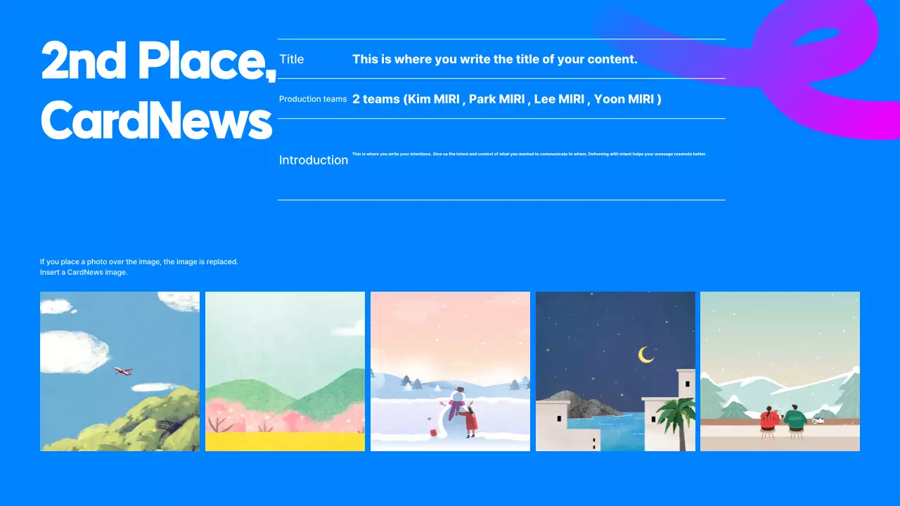 Blue Modern Activity Report Presentation