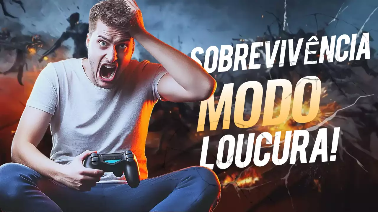 Anúncio de jogos em negrito laranja